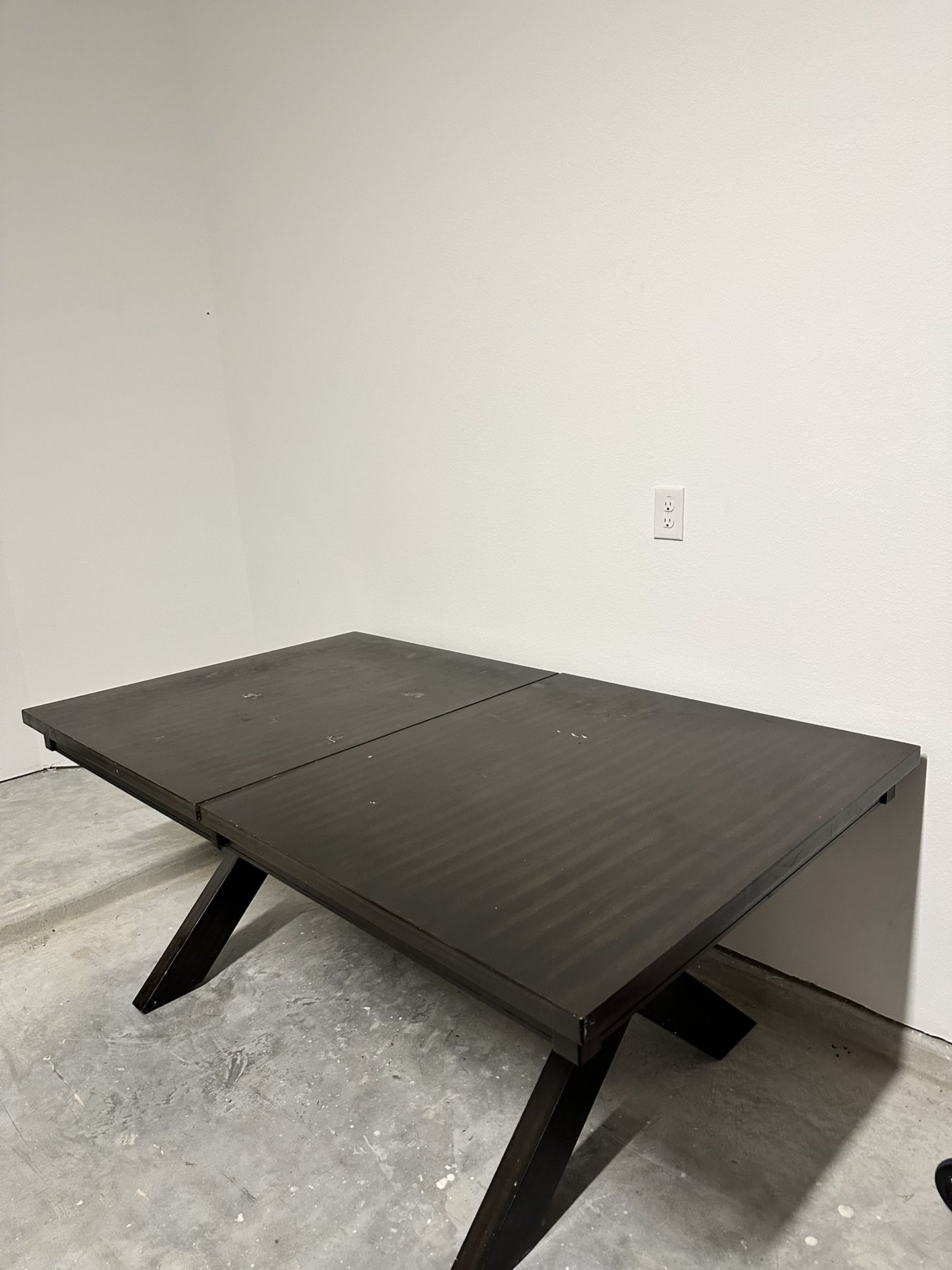 Dark Wood Dining Table