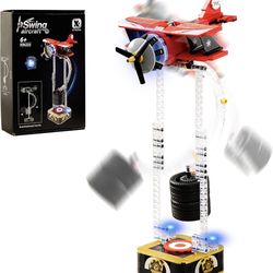 Swing Aircraft Building Block Set with LED Light