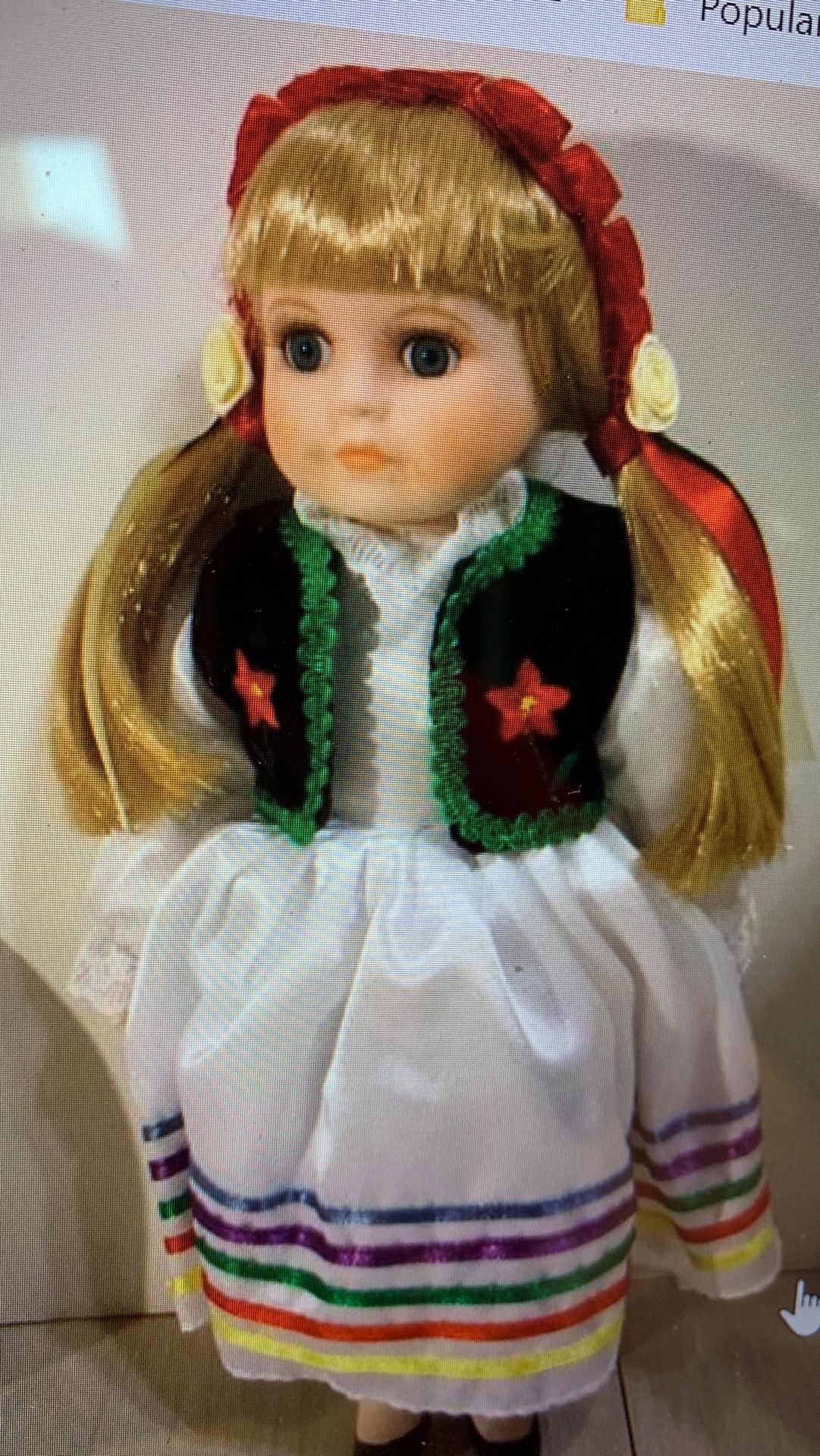 Wanda Porcelain doll Royalton Collection