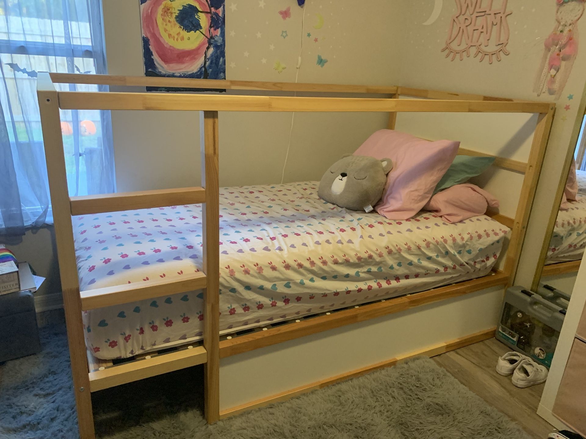 IKEA Twin Kira Reversible Bed Frame