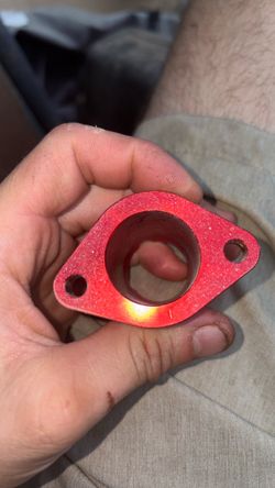 Nibbi Red Exhaust Pipe Flange