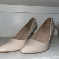 Beige 3 Inch Heel
