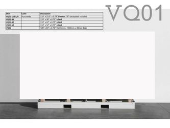Kitchen laundry bathroom quartz countertops prefabricated
