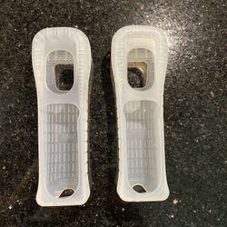 2 Rubber Silicone Gel Cover Sleeves for Nintendo Wii Remote