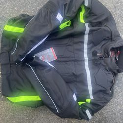Premium  Men's Black Textile Motorcycle Biker Racer CE Armor Protection Jacket