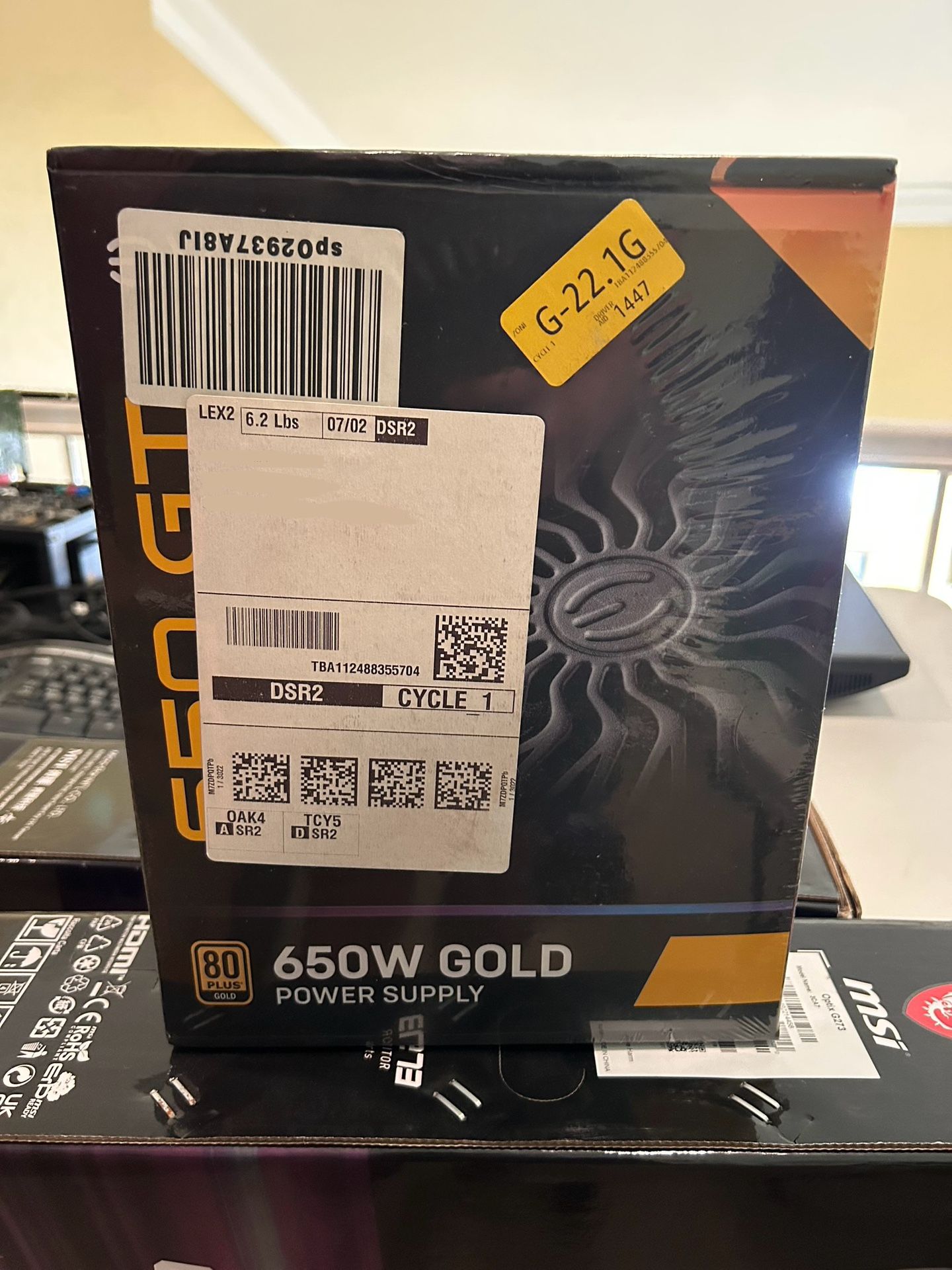 Power Supply PSU EVGA SuperNOVA 650 GT – 80+ Gold, Fully Modular (NEW in Box)