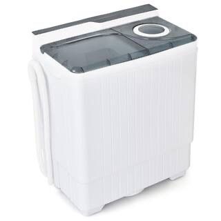 Portable Semi-Automatic Top Load Washing Machine 26 lbs. Twin Tub Laundry Washer