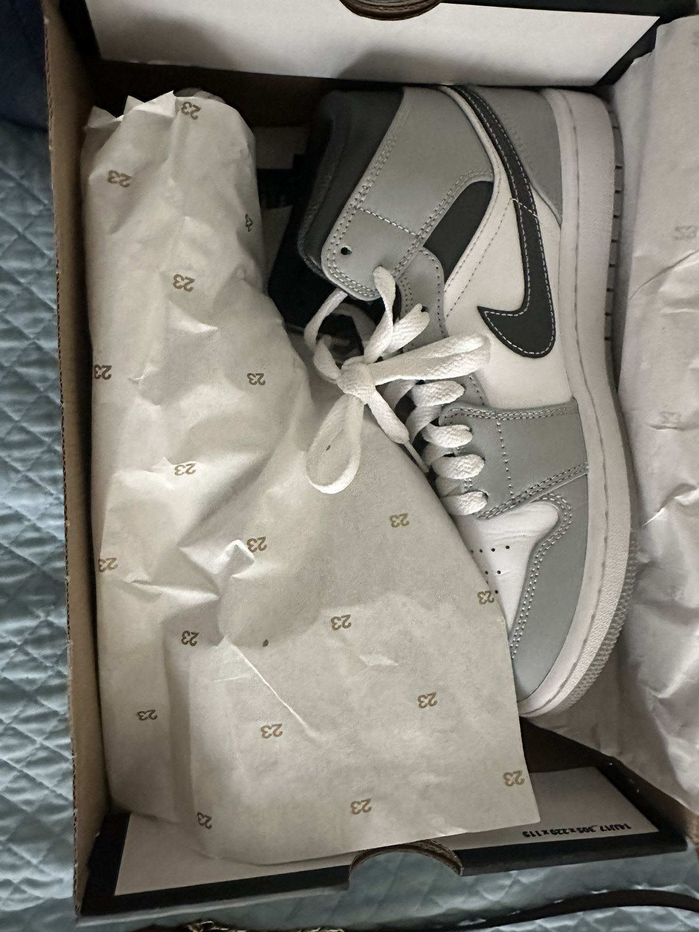 Air Jordan 1 Mid Light Smoke Grey/ Nike Dunk High
