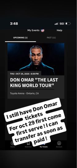 Don Omar tickets !