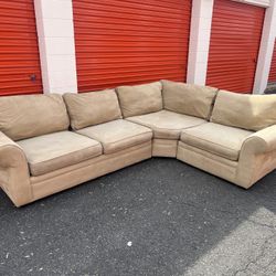 Tan 3 Piece Sectional Couch from Pottery Barn
