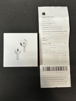 Apple AirPods 4 ANC with Receipt