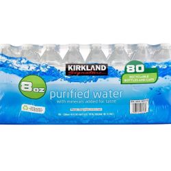 Kirkland Signature Premium Drinking Water, 8 Oz, 80Count Free Delivery 