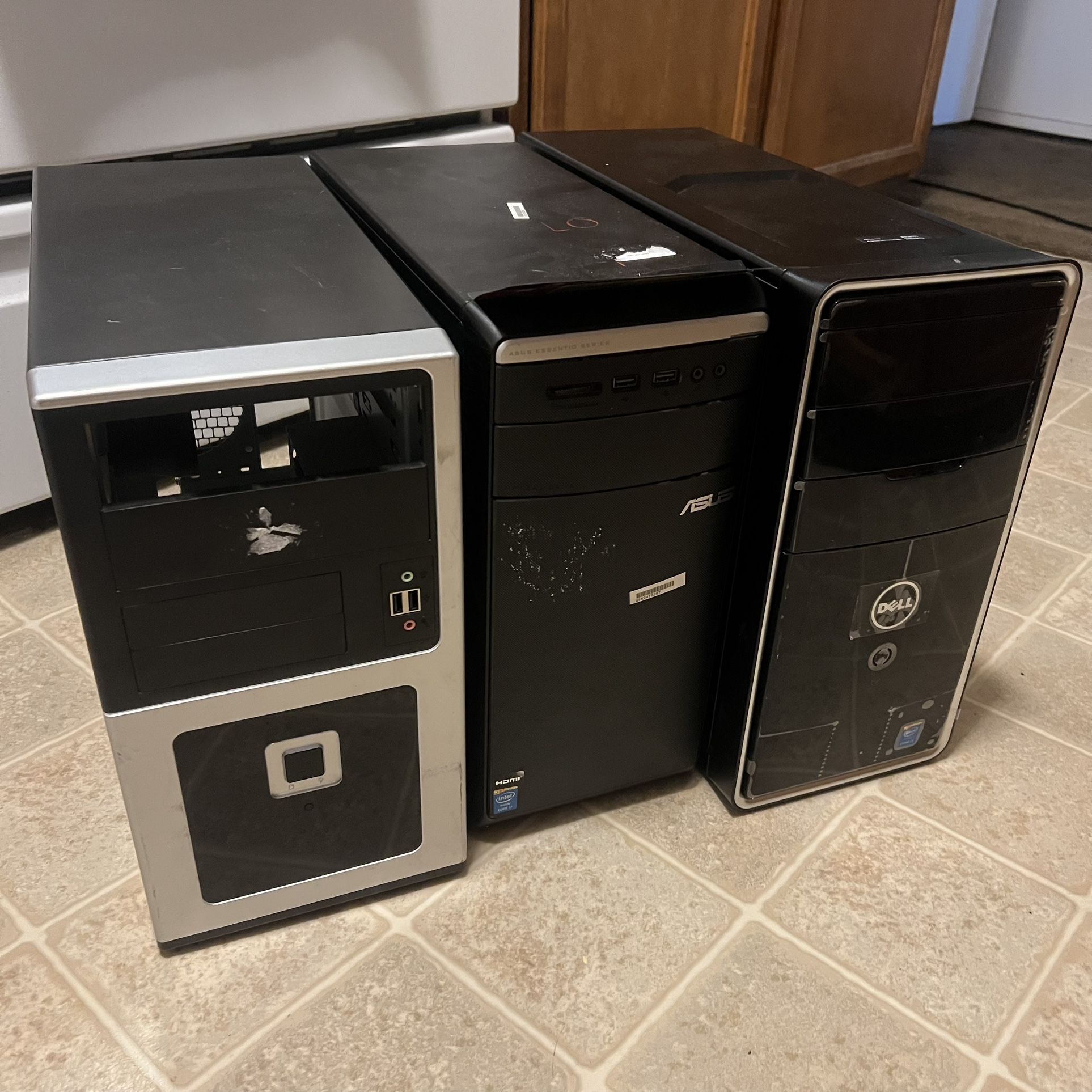 3 (three) PC Cases / Micro ATX / $5 For ALL
