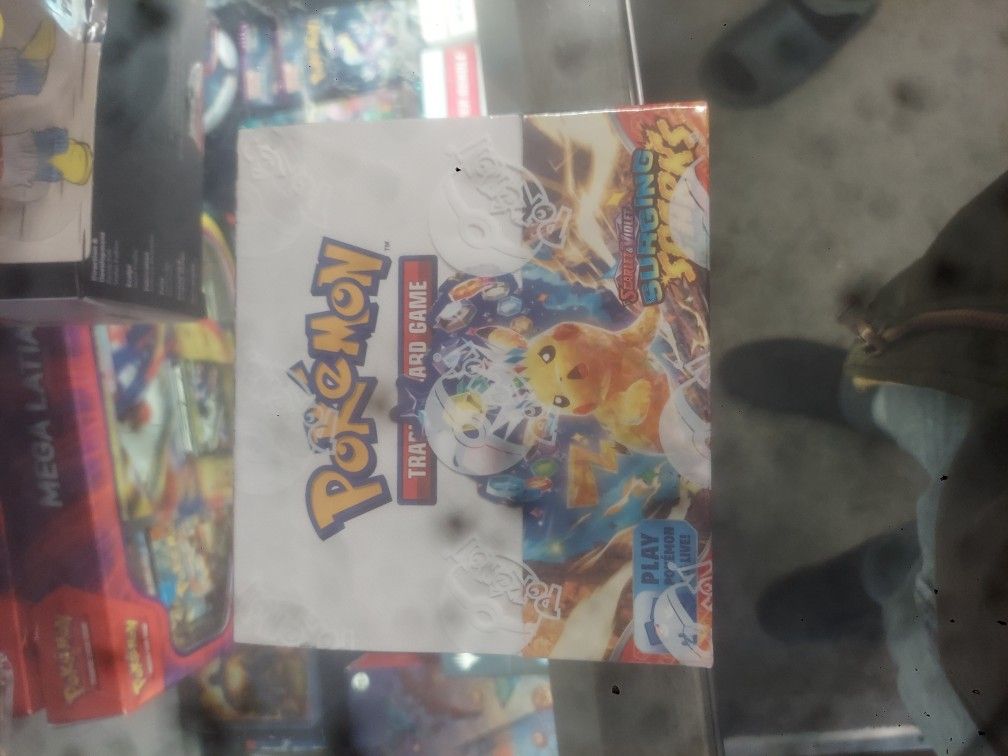 Pokemon Surging Sparks. Booster