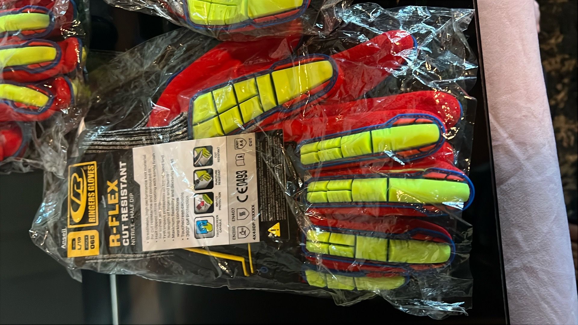 Work safety gloves