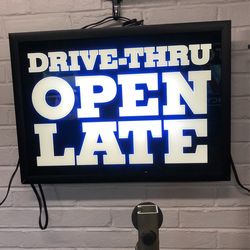 Drive-thru Sign