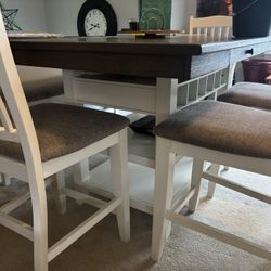 5 Pc Farm Style Dinning Room Table 