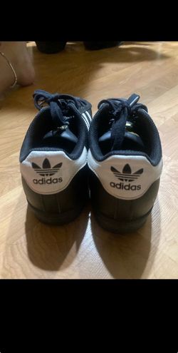 Black and white adidas