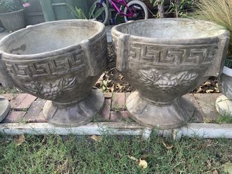 Concrete Pots Planters . Masetas De Concreto 