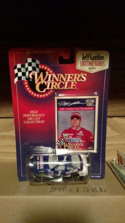 Jeff Gordon's 1/64 scale Carolina For Dealers Ford Thunderbird