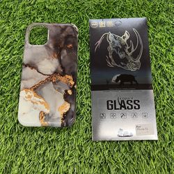 iPhone 11 Hybrid Case W/ Glass 