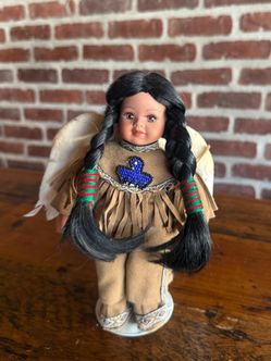Limited Edition Native American doll with Angel Wings. 🪽