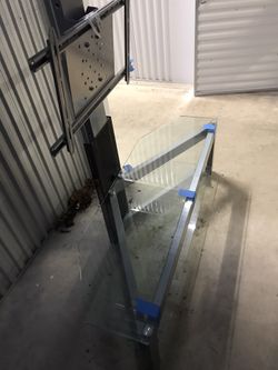 Glass Entertainment Flat Screen Tv Stand