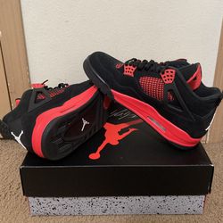 Jordan 4 Retro Red Thunder Size 10.5