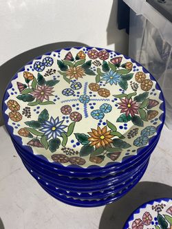 Mexican 12 Piece Dish Set 