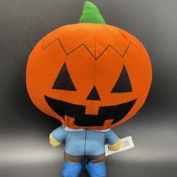 Halloween Ill Season of the Witch Pumpkin Head Plush Toy Stuffed 7"