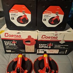 Leveling System & Suction Cups For Tile 