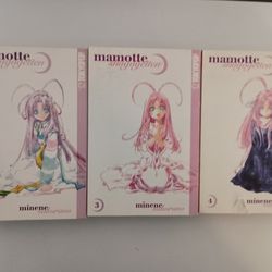 Mamotte Shugogetten Manga Books Vol. 1, 3, & 4