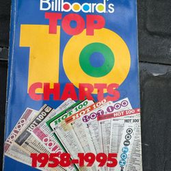 BILLBOARD'S TOP 10 CHARTS 1(contact info removed) By Joel Whitburn *Excellent Condition*