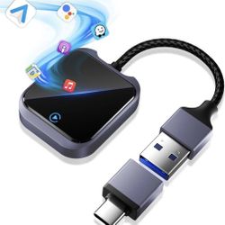 Android Auto and Carplay Wireless Adapter with Fast Stable 5Ghz WiFi Bluetooth, Android Auto Wireless Adapter Applies to Cars Since 2016 & Phone with