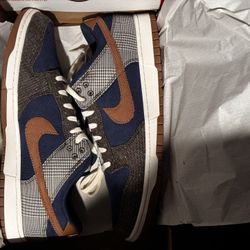 Nike Dunk Low Tweed Midnight Navy Corduroy