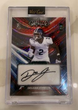 2023 WILD CARD #WMP-DJA DESJUAN JOHNSON AMERICAN METALLIX 2/3