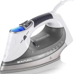 BEAUTURAL 1800-Watt Steam Iron with Digital LCD Screen