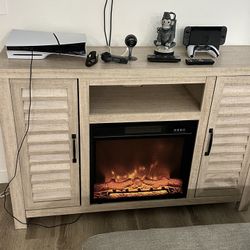 Electric Fireplace Console 