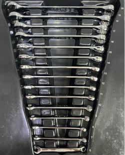 MATCO TOOLS METRIC 12Pt 15Pc Combination Wrench Set