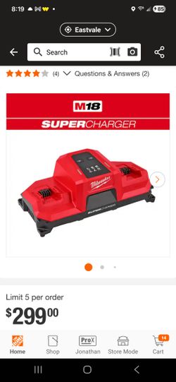 New Milwaukee dual super charger