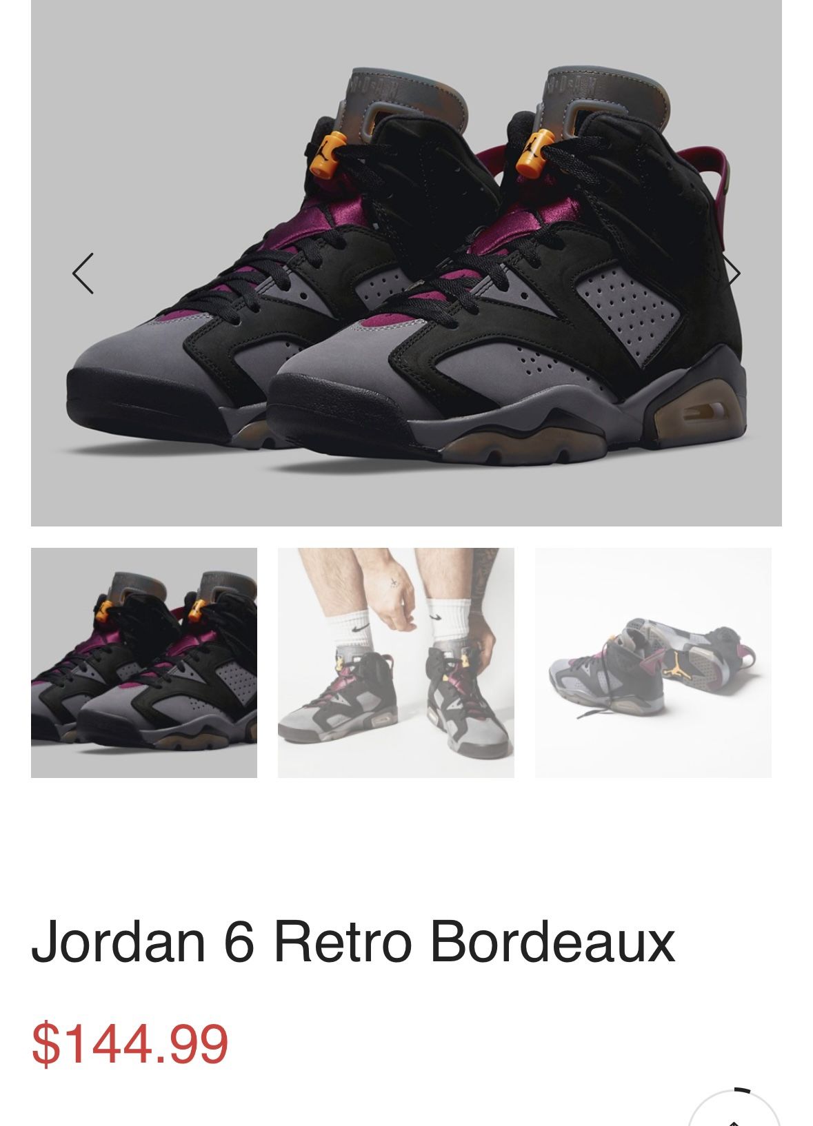 Jordan 6 Retro