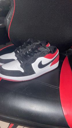 Jordan 1 White/Black varsity shoes size 10