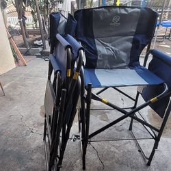 Tall Directors Chair Foldable 30"