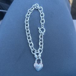 925 Silver 1/4 Diamond Bracelet 