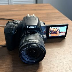 Canon EOS Rebel SL3 DSLR + 18-55mm & 50mm Lenses + Batteries & Accessories