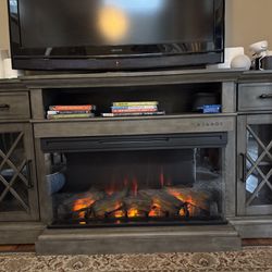 Electric Fireplace TV Stand 