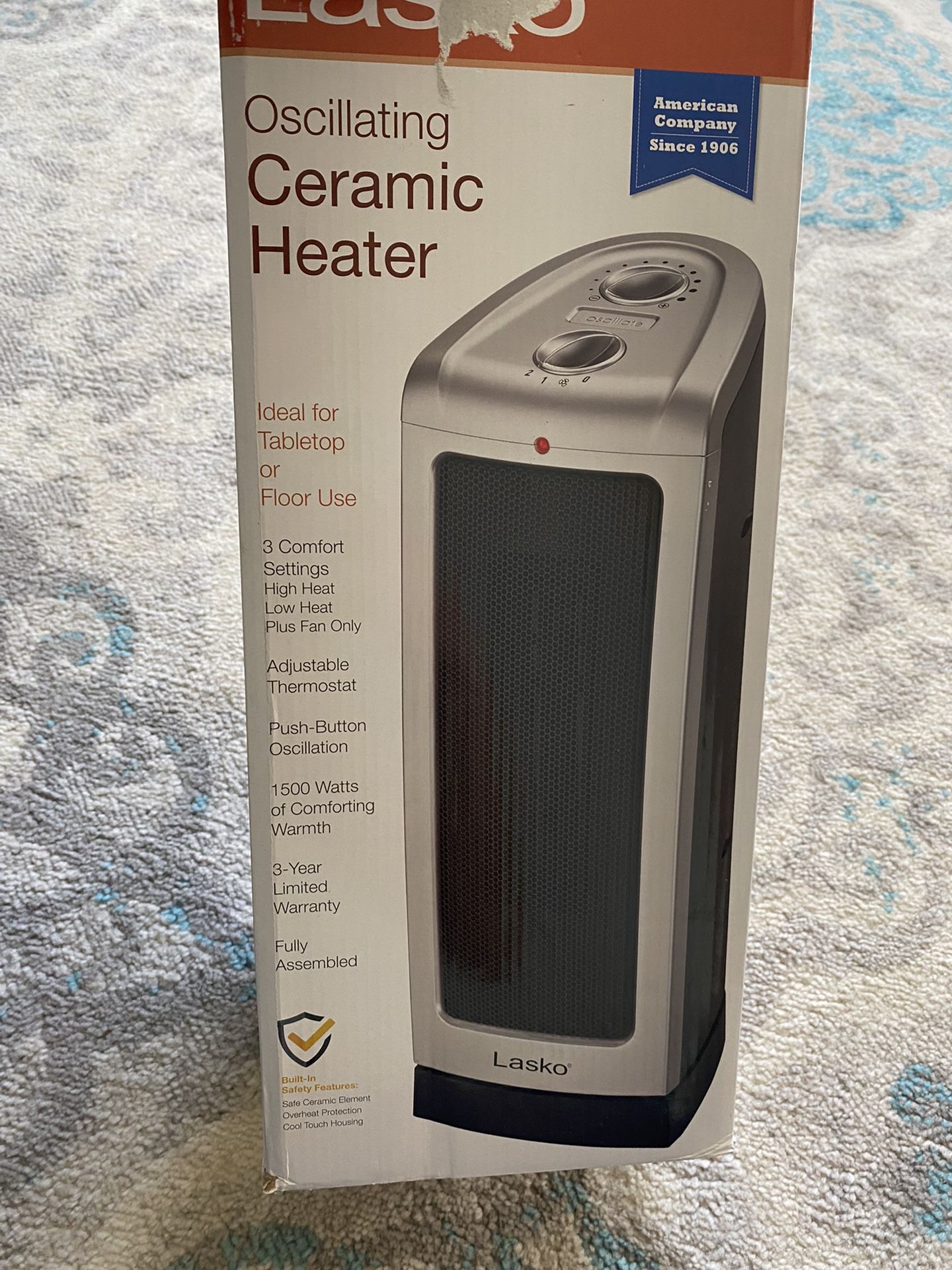 Space Heater Silver 