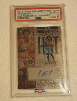 2019 Ja Morant Shimmer Auto Psa 10