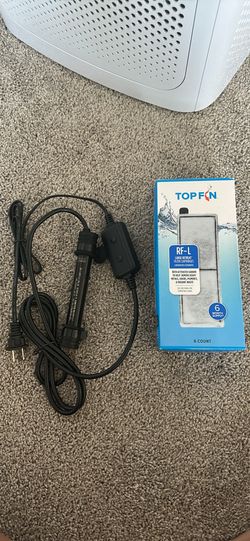 Aquarium Bundle - Top Fin RF-L Filter Cartridges (4-Pack) + NICREW 100W Aquarium Heater