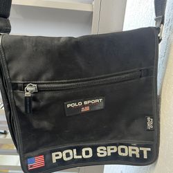 Vintage Polo Sport Men’s Messenger/Laptop Bag